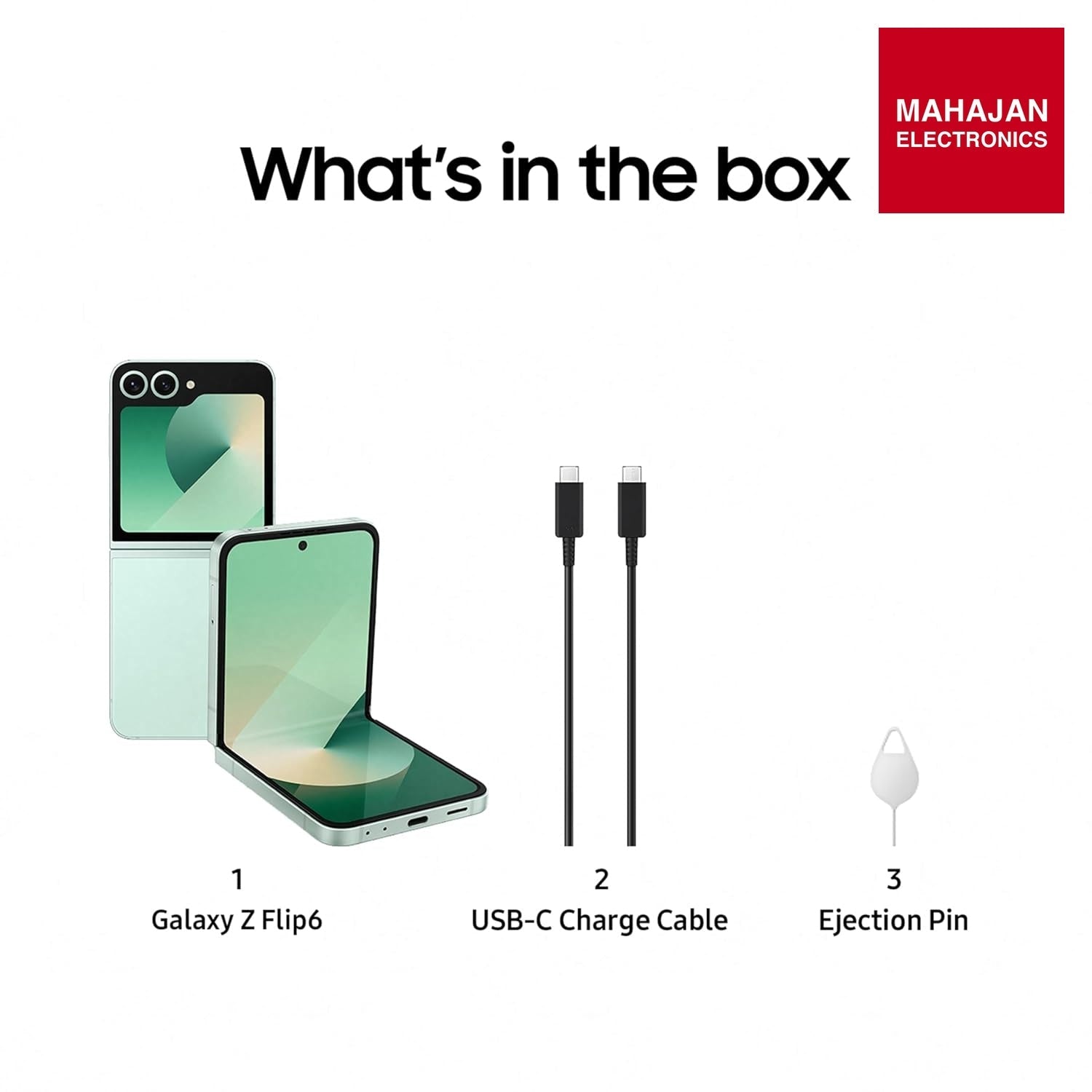 Samsung Galaxy Z Flip6 5G Mint – Mahajan Electronics