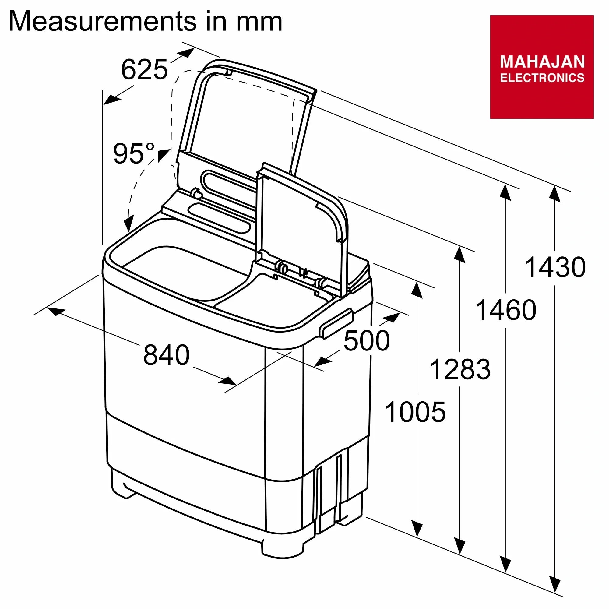 Bosch WJP904C0IN 9 kg Semi-Automatic Washing Machine – Mahajan Electronics