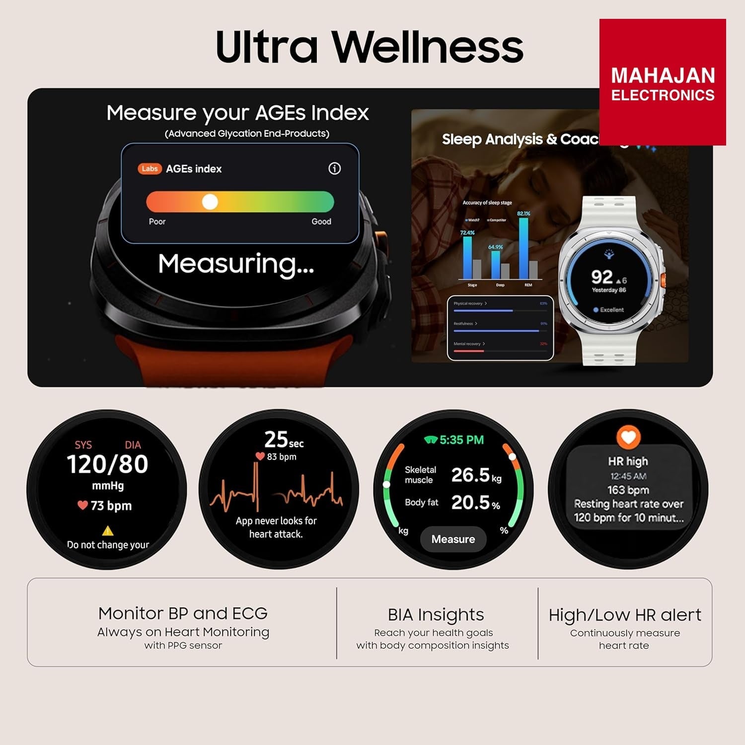 Samsung Galaxy Watch Ultra White – Mahajan Electronics