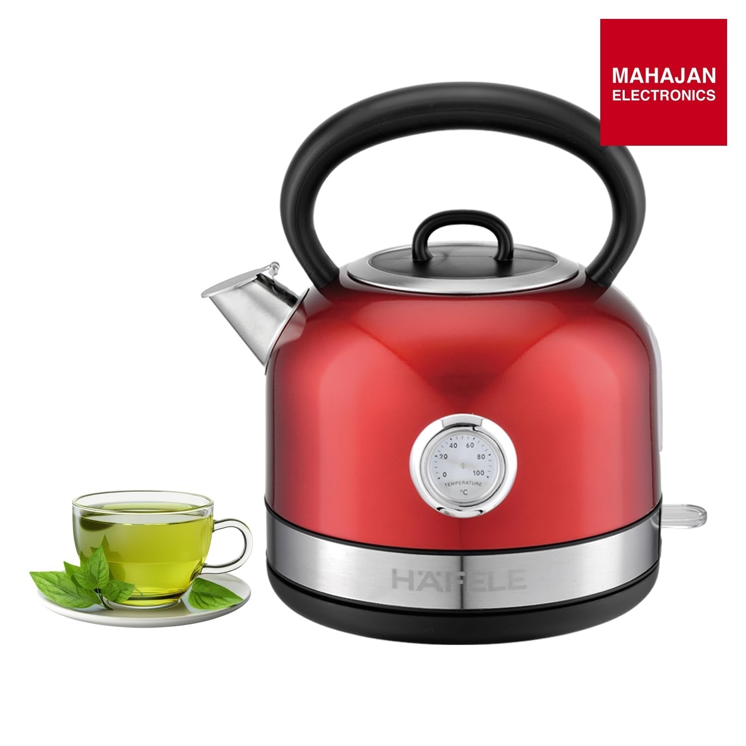 Häfele Dome Plus Red Electric Kettle – Mahajan Electronics