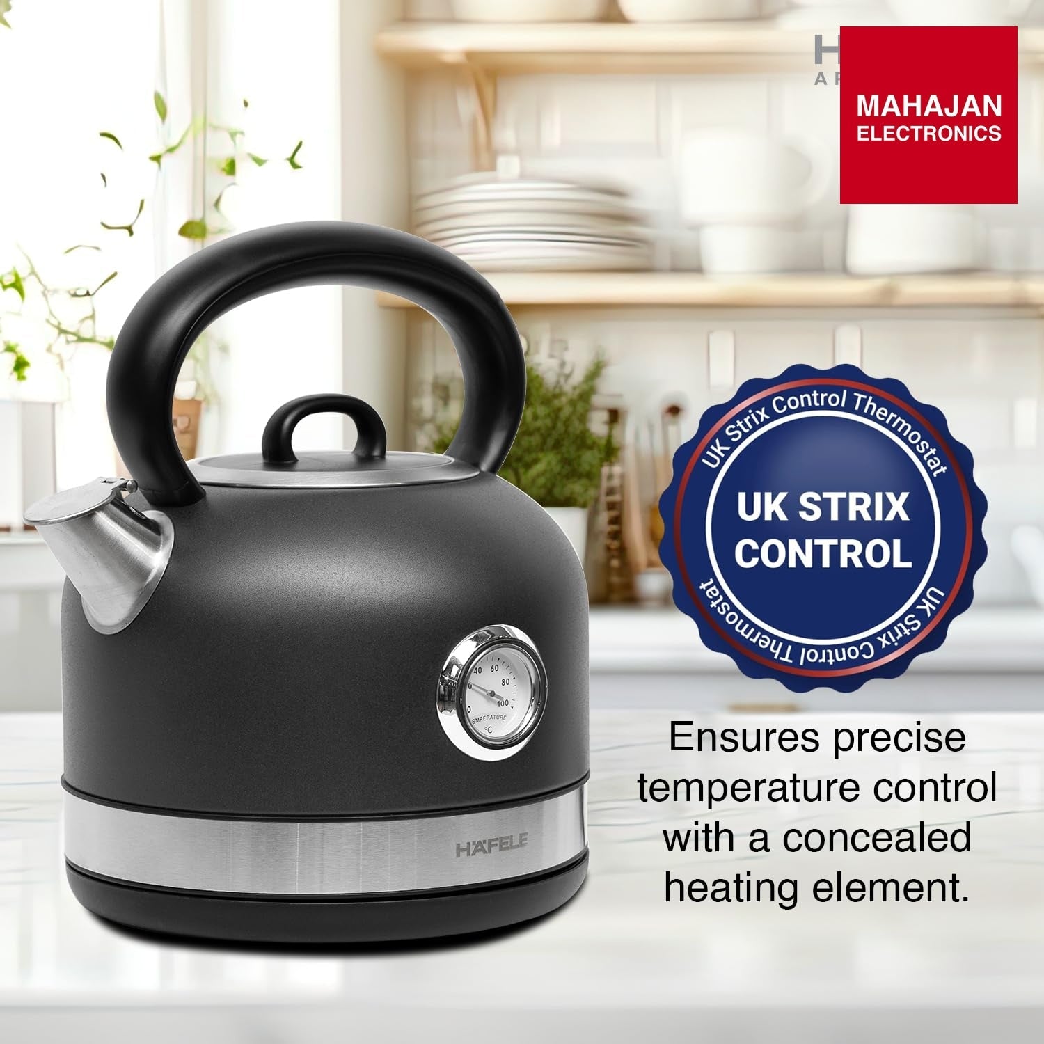 Häfele Dome Plus Grey Electric Kettle – Mahajan Electronics