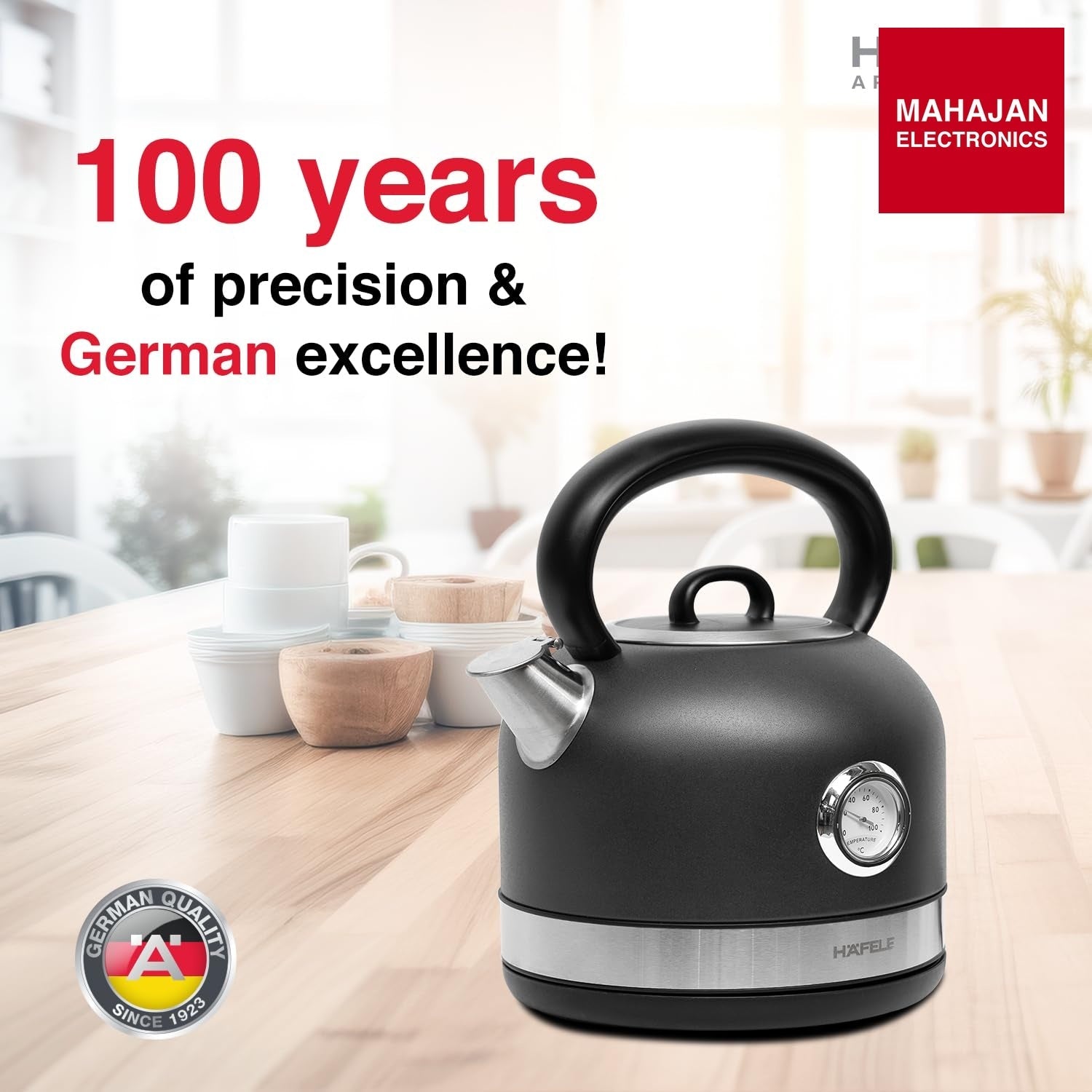 Häfele Dome Plus Grey Electric Kettle – Mahajan Electronics