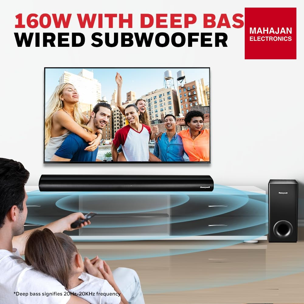 Honeywell Trueno U3000 Soundbar – Mahajan Electronics