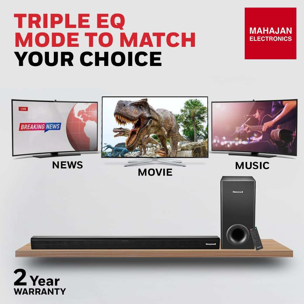 Honeywell Trueno U2000 Soundbar – Mahajan Electronics