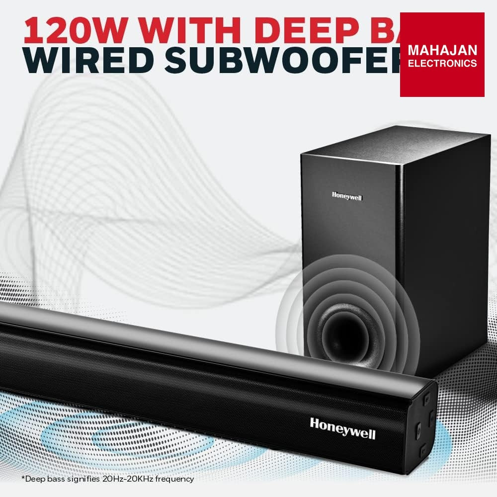 Honeywell Trueno U2000 Soundbar – Mahajan Electronics