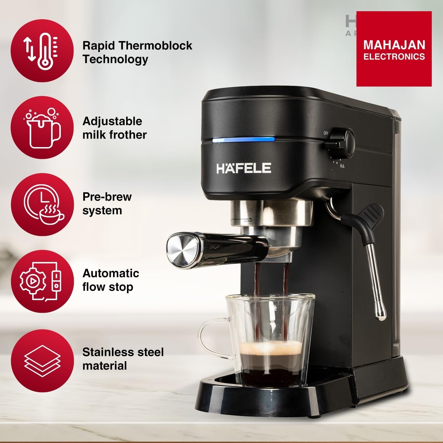 Häfele U-Kaffee Espresso Machine – Mahajan Electronics