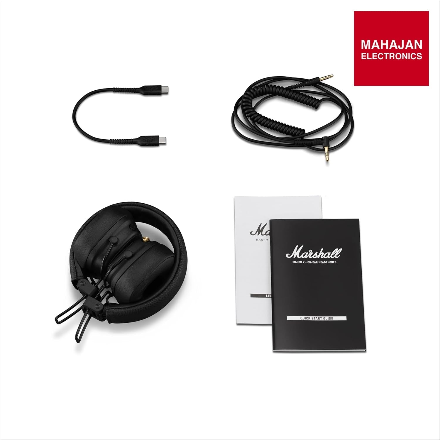 Marshall Major V Headphones Black – Mahajan Electronics