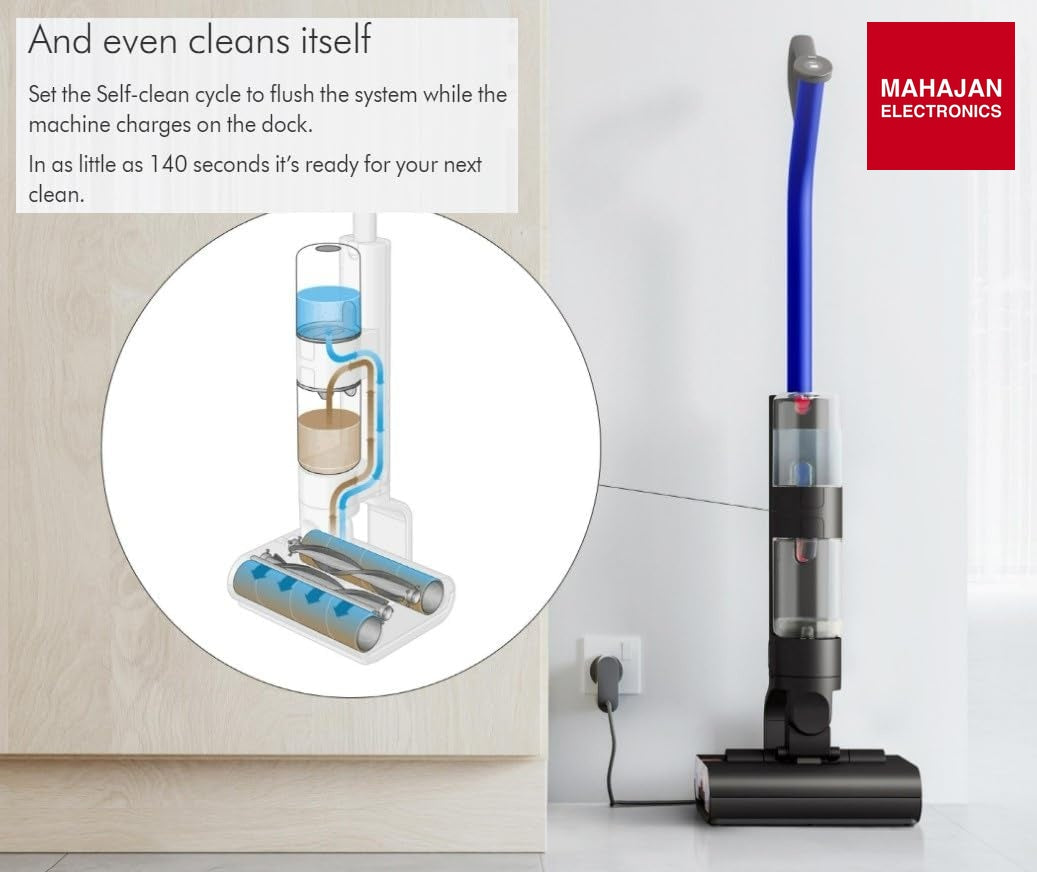 Dyson WashG1 Wet & Dry Cordless Vacuum Cleaner for Hard Floors | Dual Motorised Rollers | 35 Min Runtime Dyson