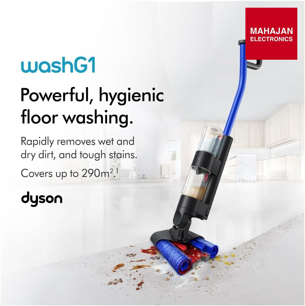 Dyson WashG1 Wet & Dry Cordless Vacuum Cleaner for Hard Floors | Dual Motorised Rollers | 35 Min Runtime Dyson