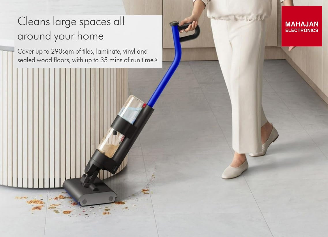 Dyson WashG1 Wet & Dry Cordless Vacuum Cleaner for Hard Floors | Dual Motorised Rollers | 35 Min Runtime Dyson