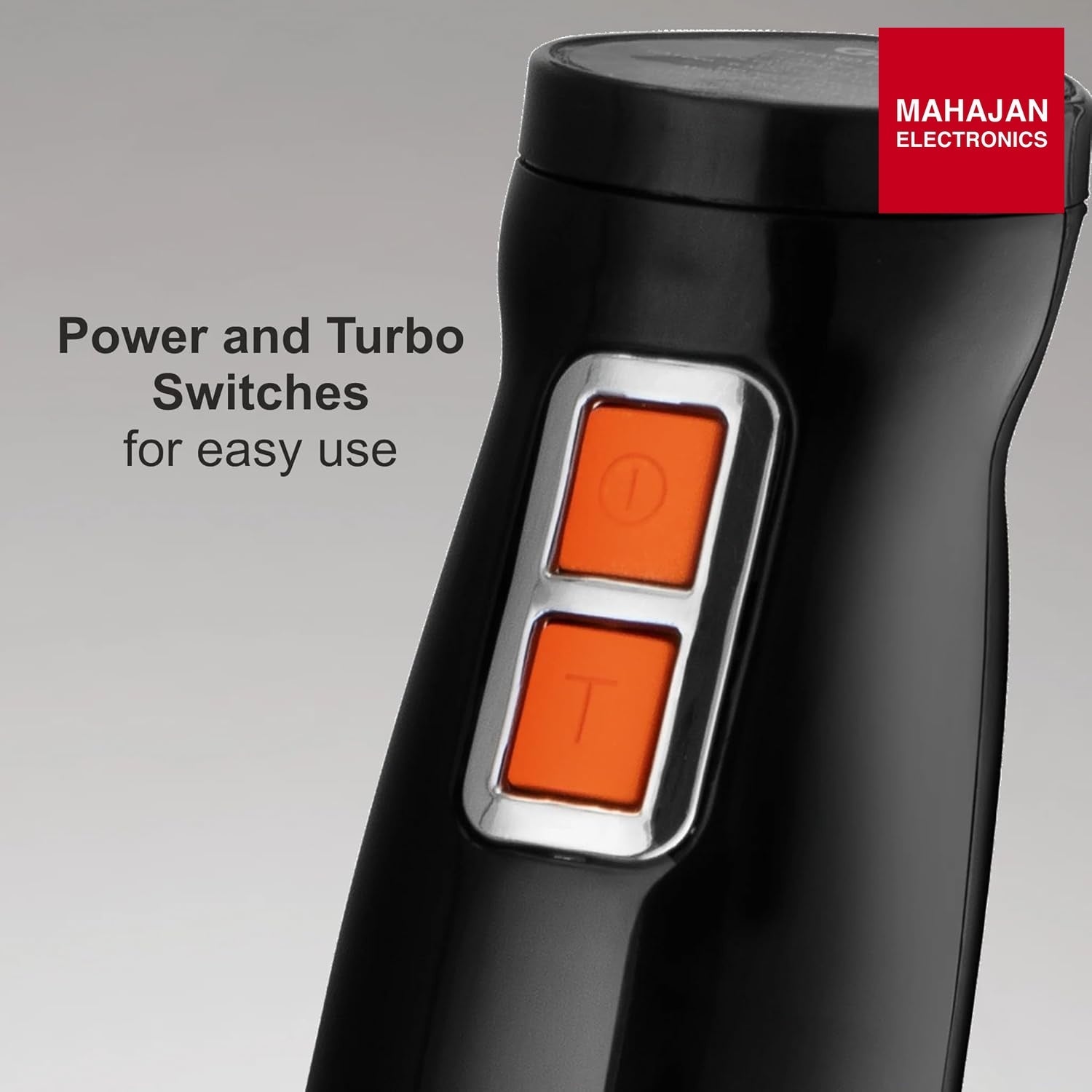 Glen SA4063HBBL 350W Electric Turbo Hand Blender | Stainless Steel Arm | Low Noise | Mahajan Electronics Delhi NCR GLEN