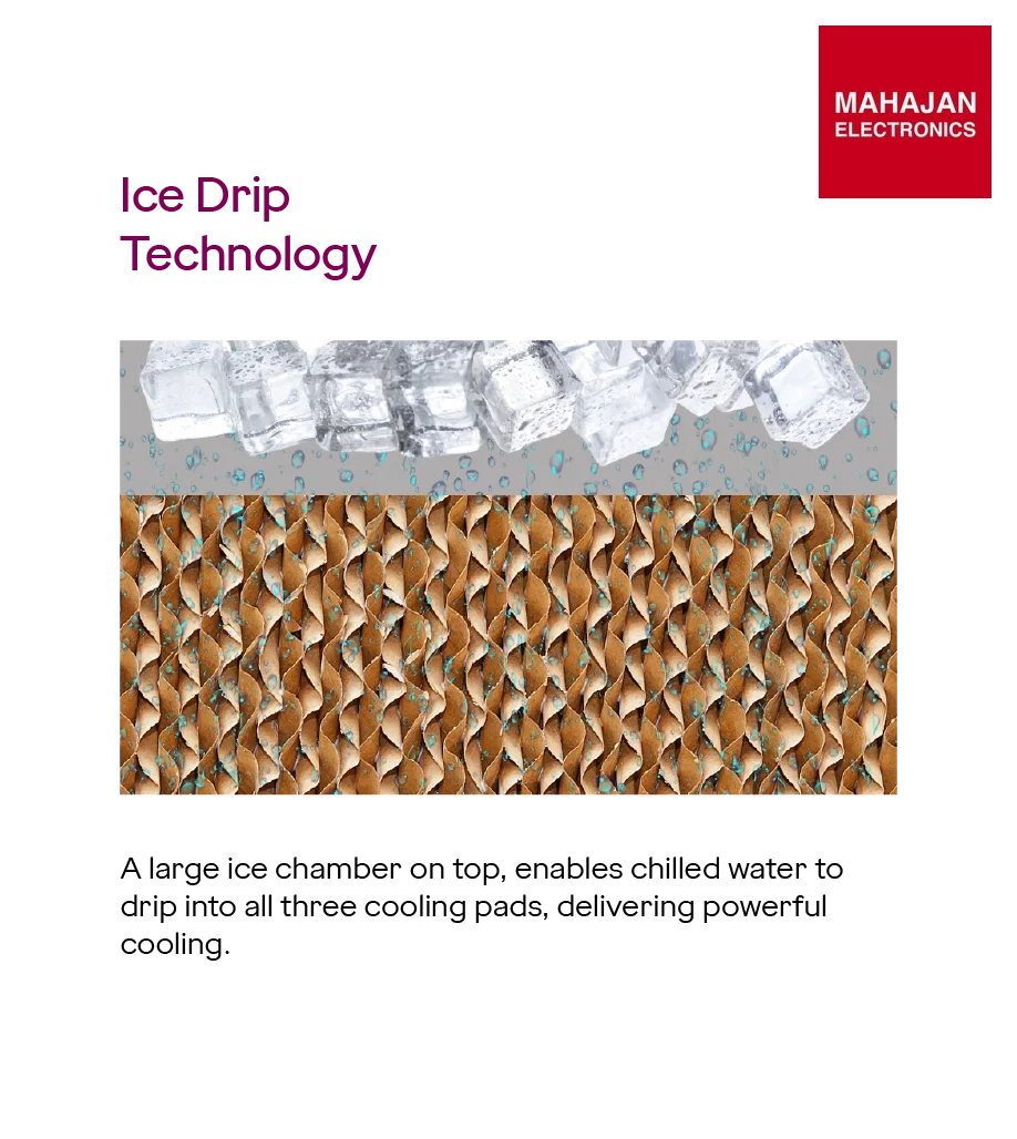 Godrej 87L air cooler secondary image with Mahajan Electronics logo
