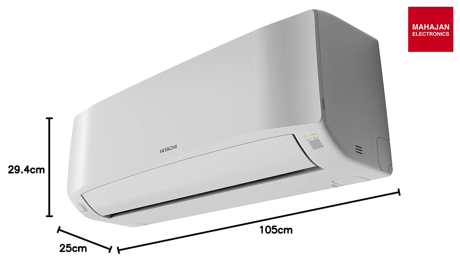Hitachi RAS.B222PCAIBA1 1.8 Ton 2 Star Split AC (Senpai Series, Fixed Speed, Long Air Throw, 100% Copper, R32, White) Hitachi