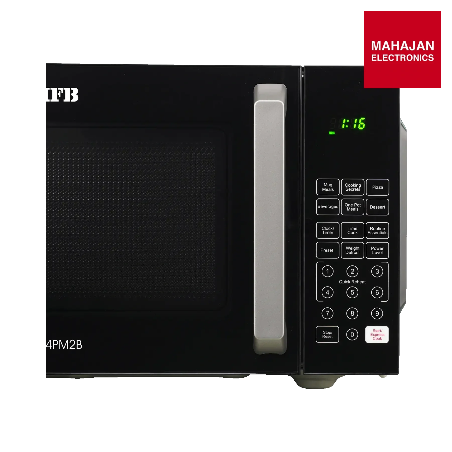 IFB 24PM2B 24 L Solo Microwave Oven | 69 Auto Cook Menus | Touch Keypad | Anti-Rust Cavity | Black IFB