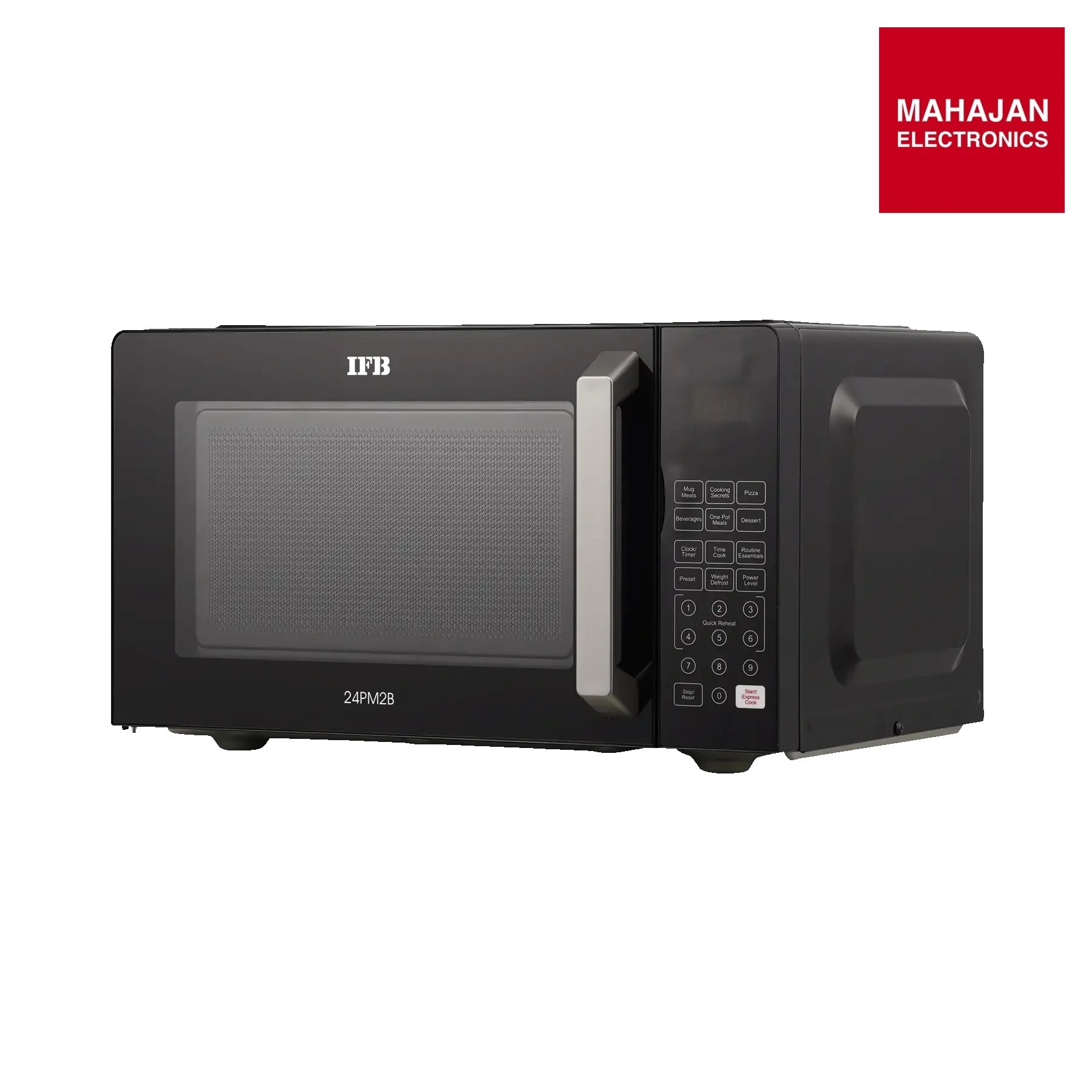 IFB 24PM2B 24 L Solo Microwave Oven | 69 Auto Cook Menus | Touch Keypad | Anti-Rust Cavity | Black IFB
