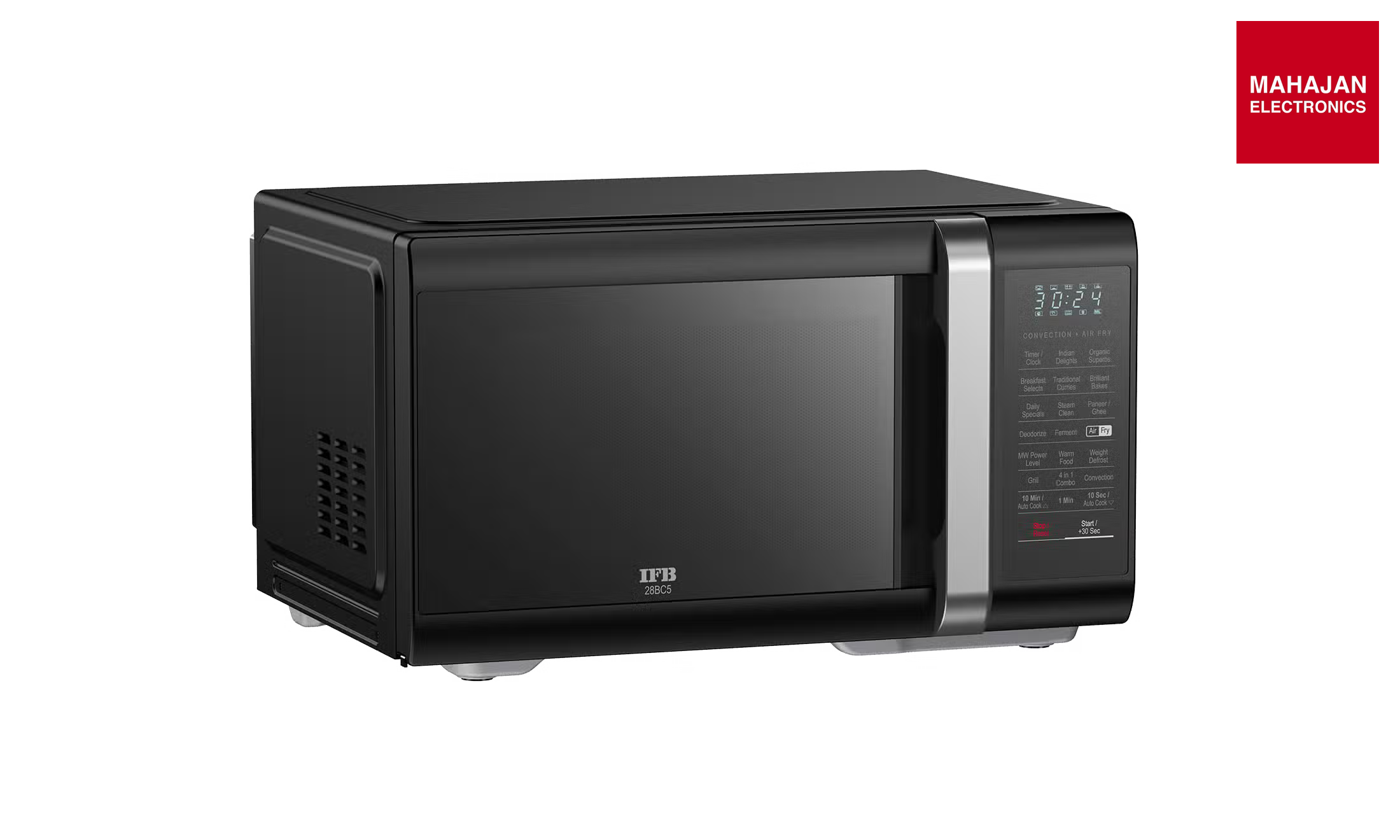 IFB 28BC5 28 L Convection Microwave Oven With Airfryer | 300 Auto Cook Menus | Oil-Free Cooking | Keep Warm IFB