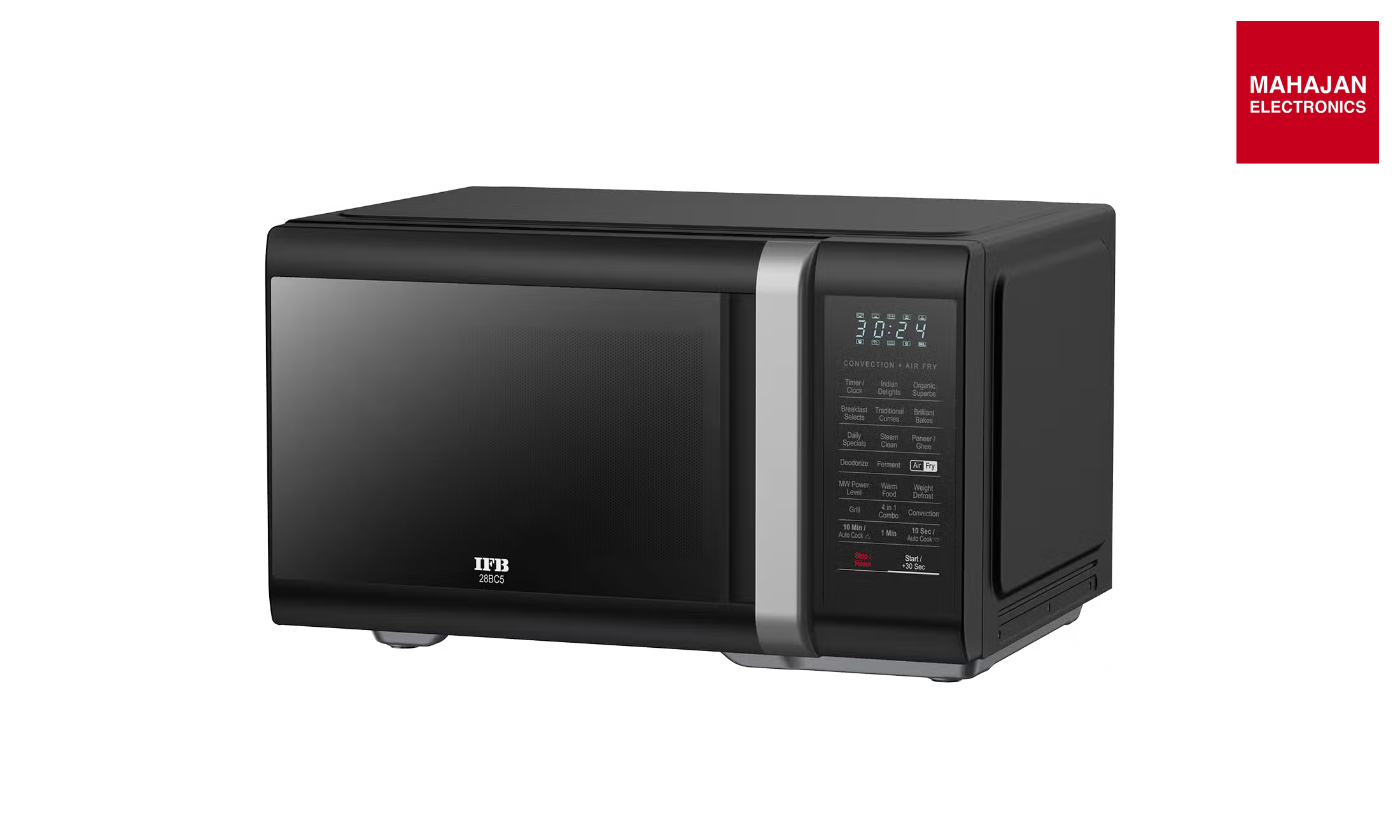 IFB 28BC5 28 L Convection Microwave Oven With Airfryer | 300 Auto Cook Menus | Oil-Free Cooking | Keep Warm IFB