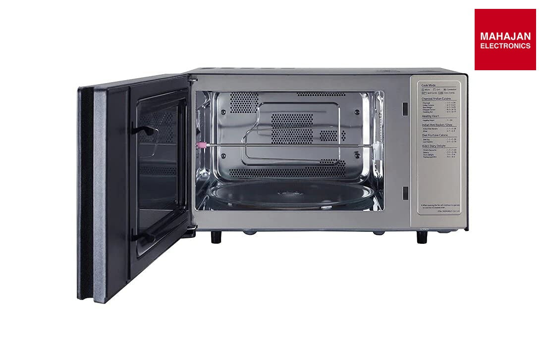 LG MJEN286UHW microwave oven secondary image with Mahajan Electronics logo