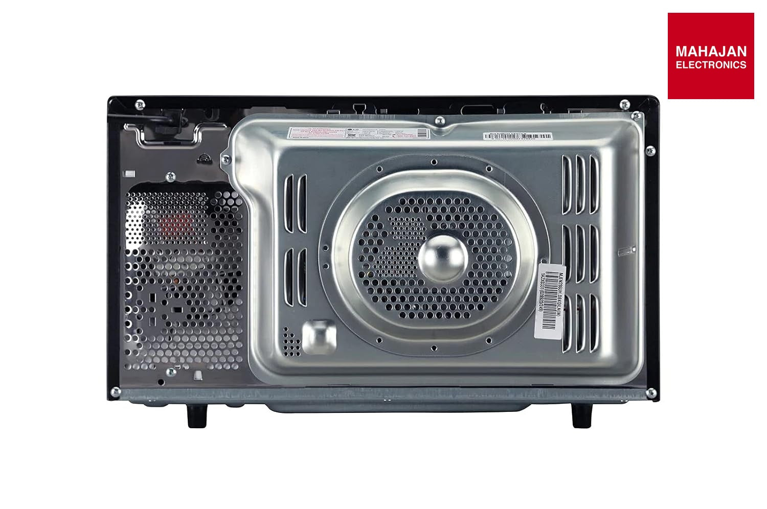 LG MJEN286UHW microwave oven secondary image with Mahajan Electronics logo