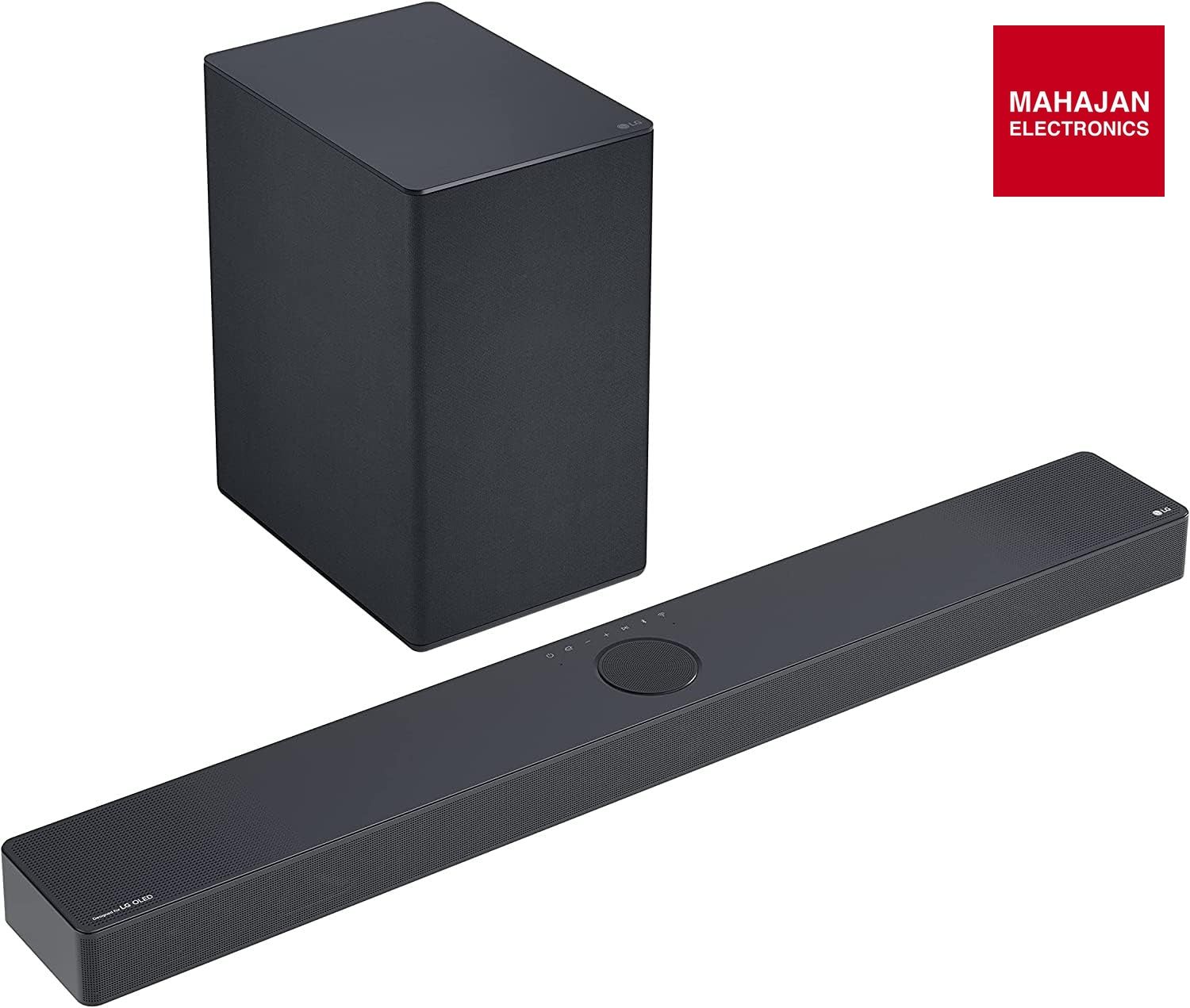 LG SC9S soundbar secondary image with Mahajan Electronics logo