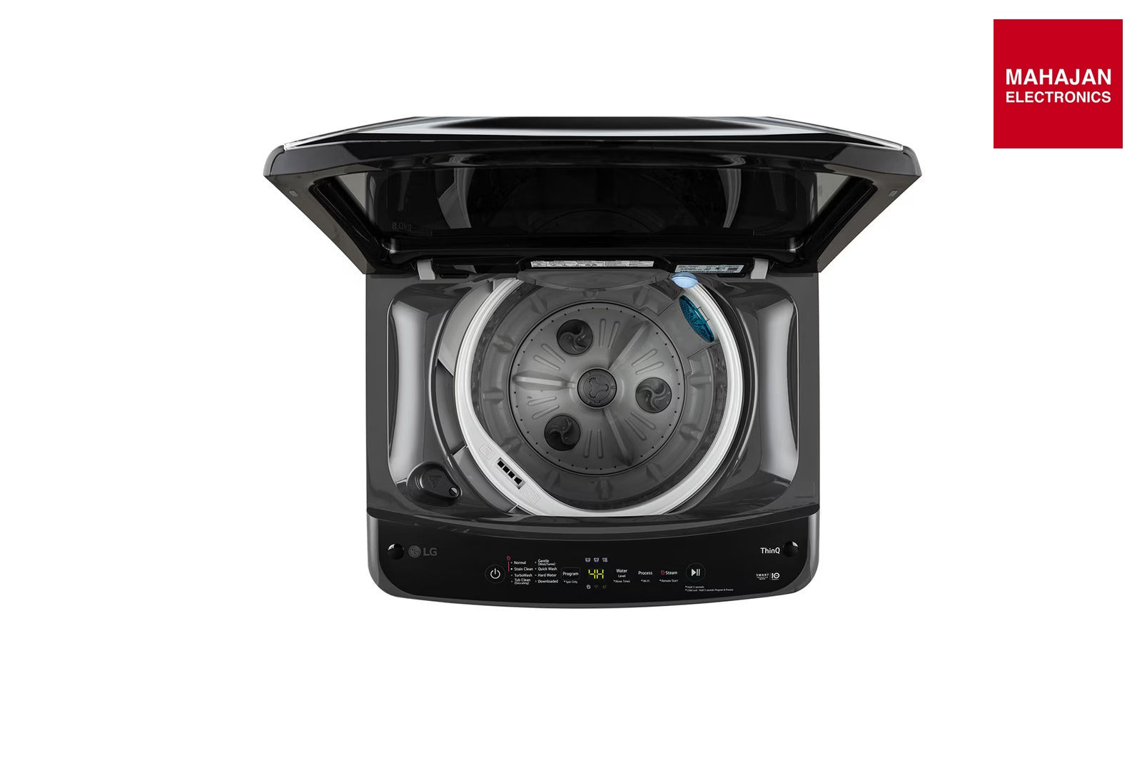 LG T90V4MB1S washing machine secondary image with Mahajan Electronics logo