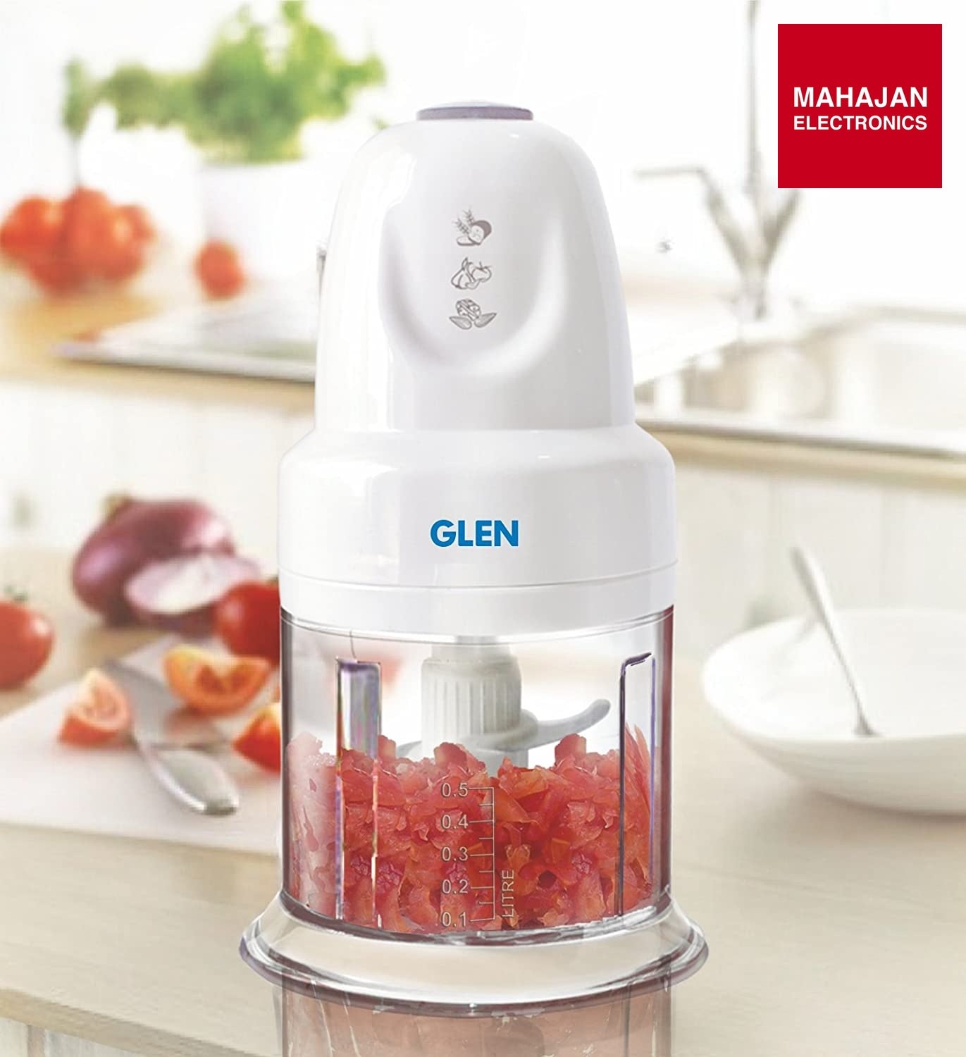 Product image with Mahajan Electronics logo at top right