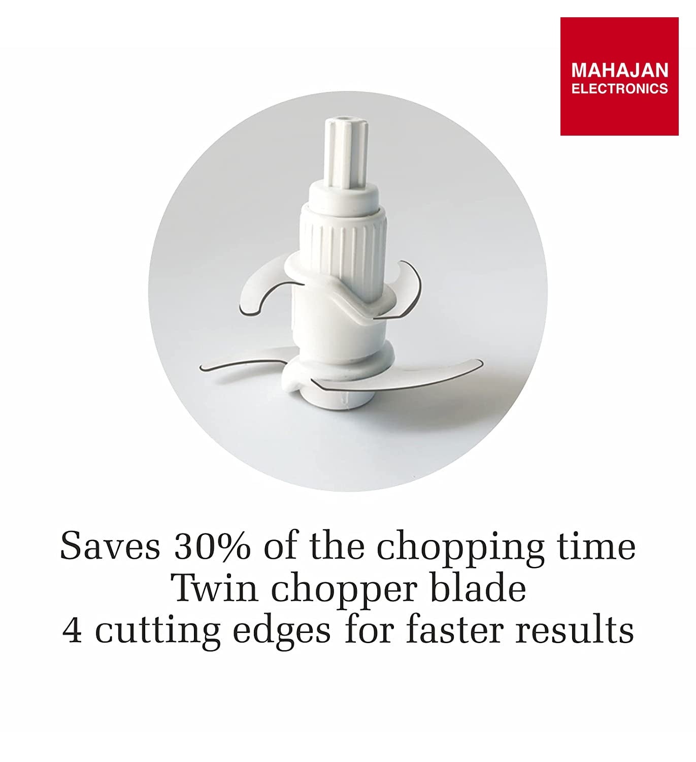 Product image with Mahajan Electronics logo at top right