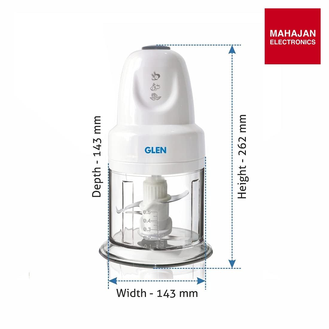 Product image with Mahajan Electronics logo at top right