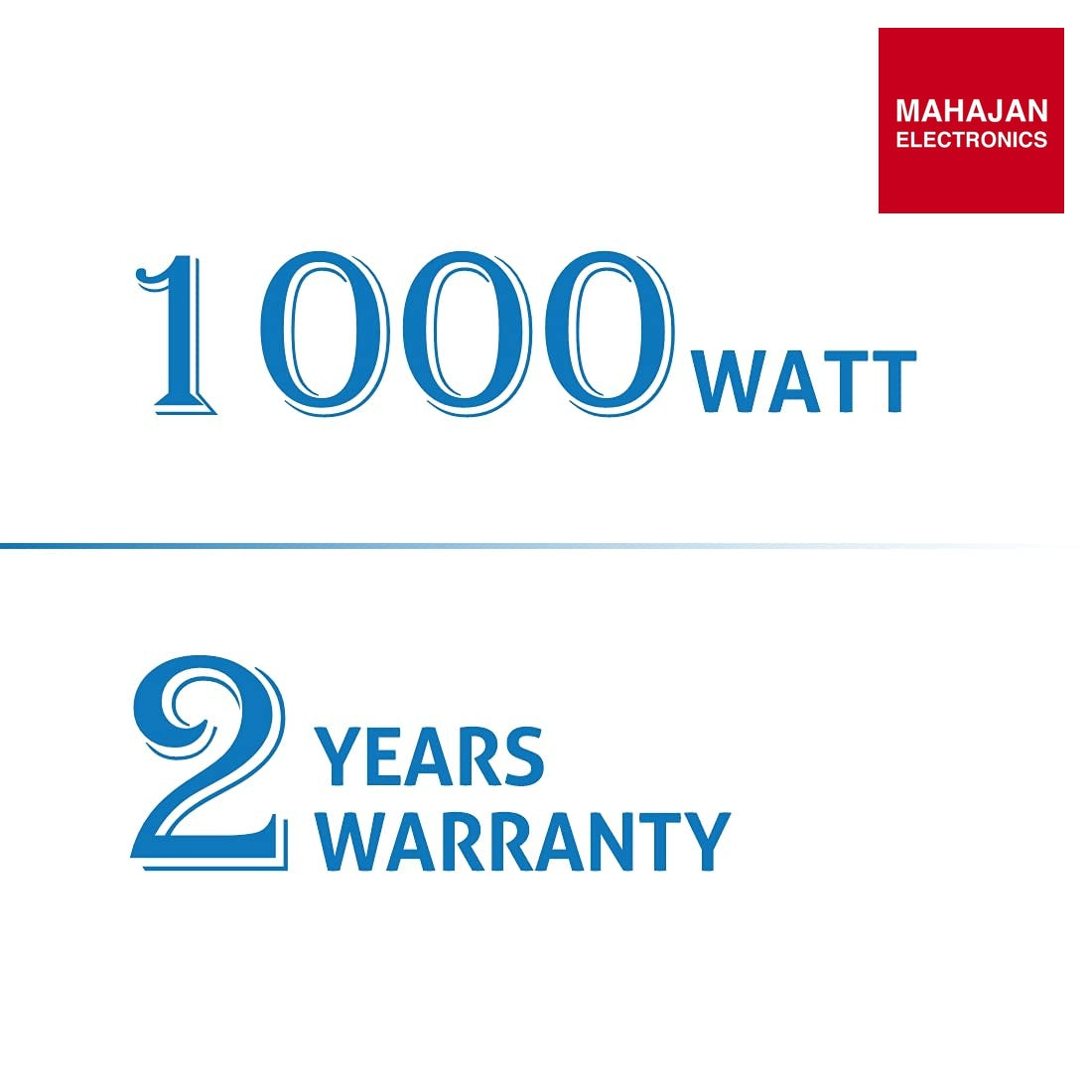 Product image with Mahajan Electronics logo at top right