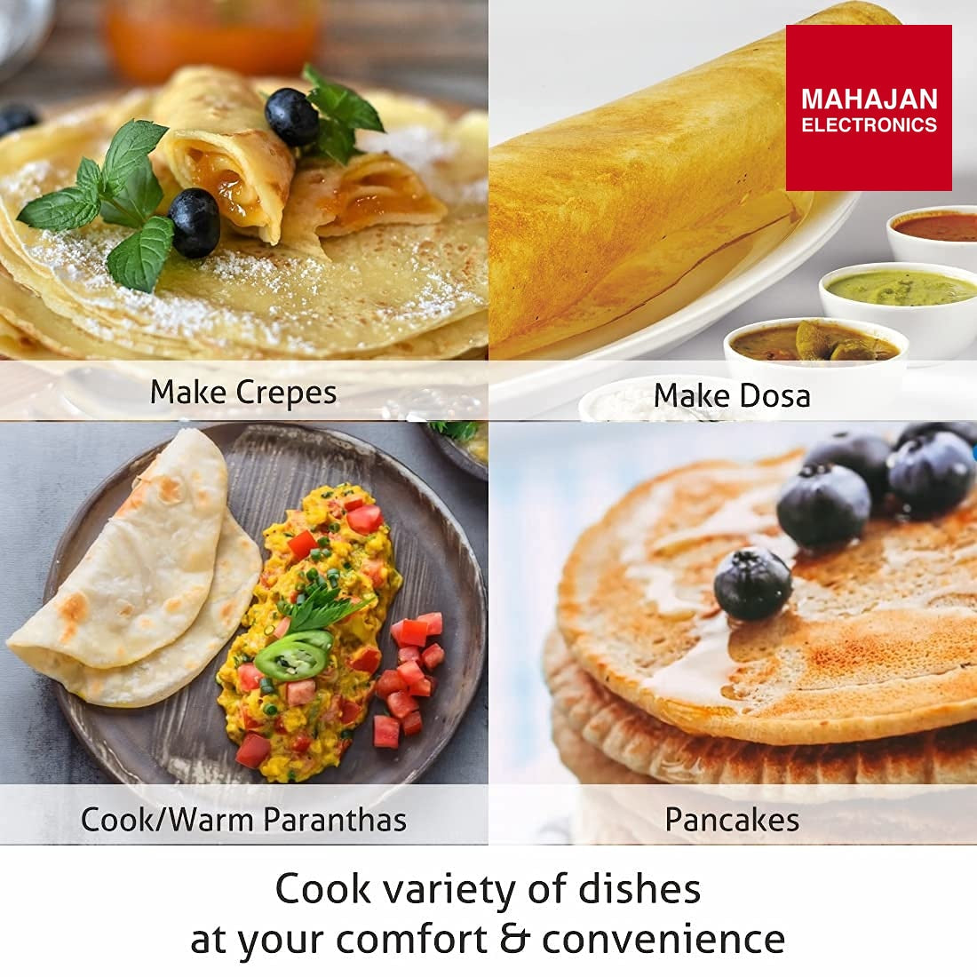 Product image with Mahajan Electronics logo at top right