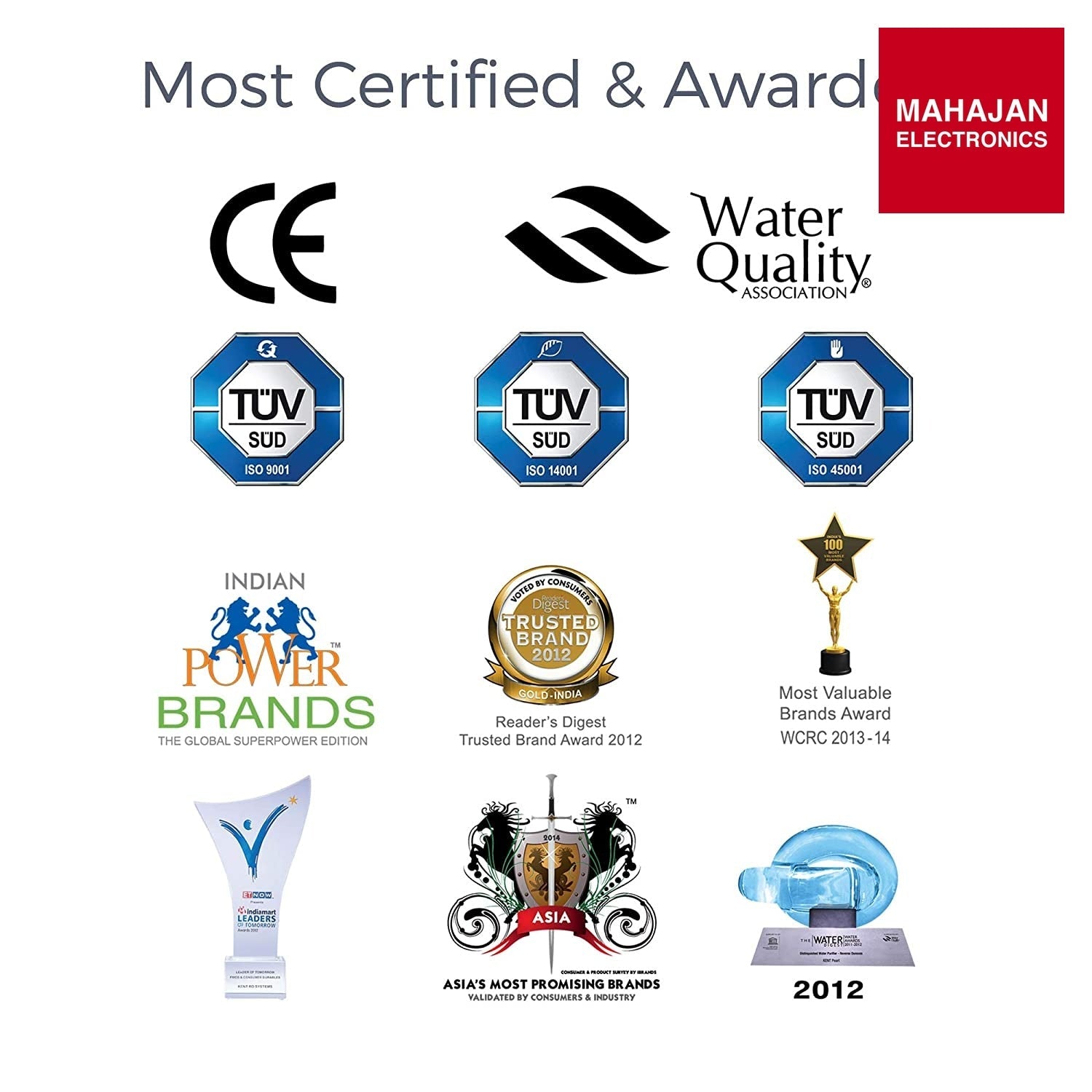 Product image with Mahajan Electronics logo at top right