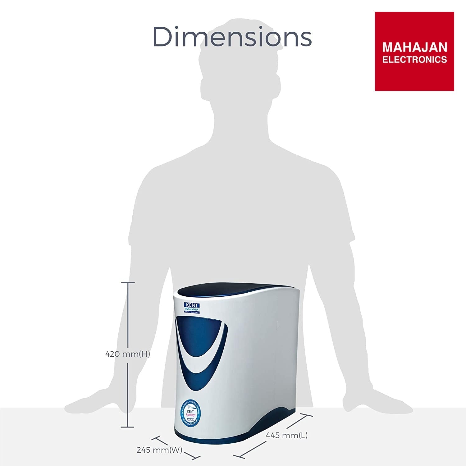 Product image with Mahajan Electronics logo at top right