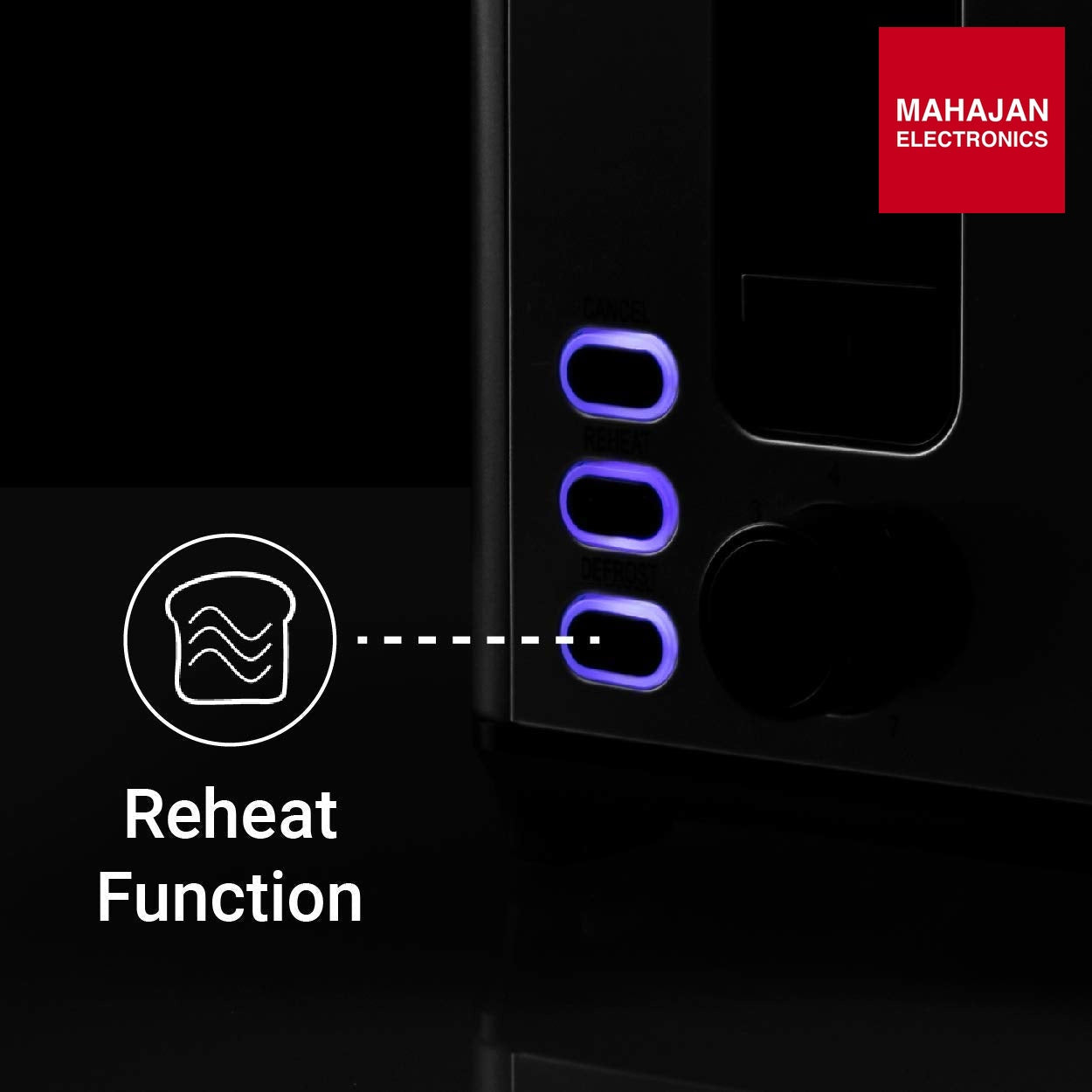 Product image with Mahajan Electronics logo at top right