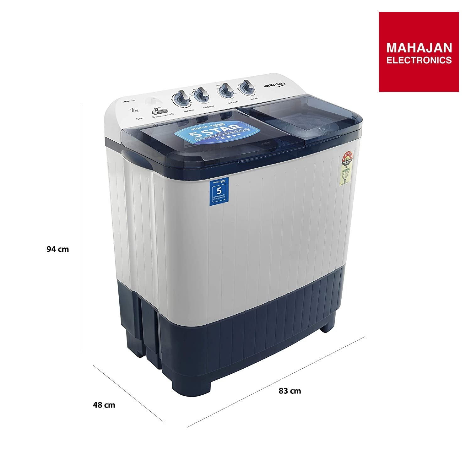 Product image with Mahajan Electronics logo at top right