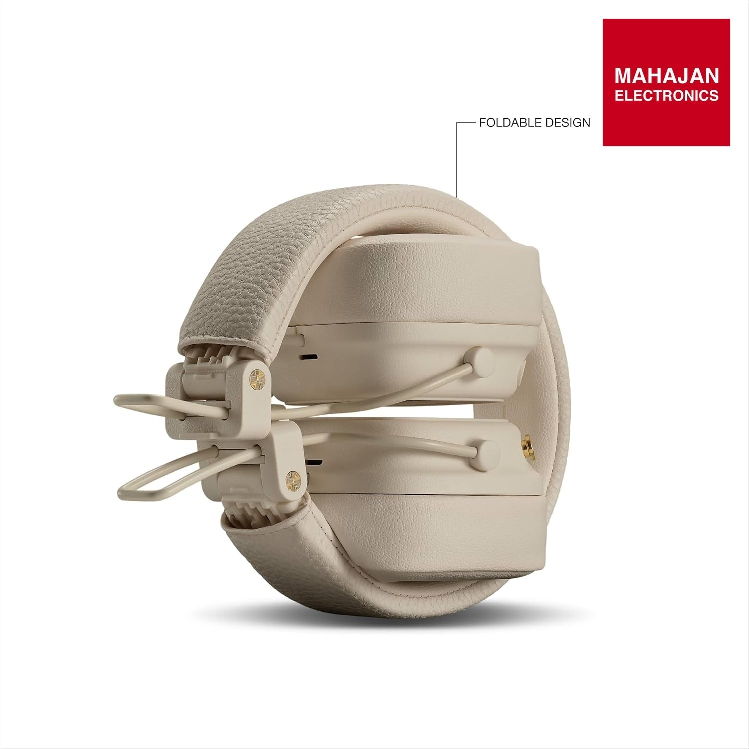Marshall Major V Wireless On-Ear Headphones (Cream) | 100+ Hours Battery, Bluetooth, Fast Charging – Buy Online at Mahajan Electronics Marshall