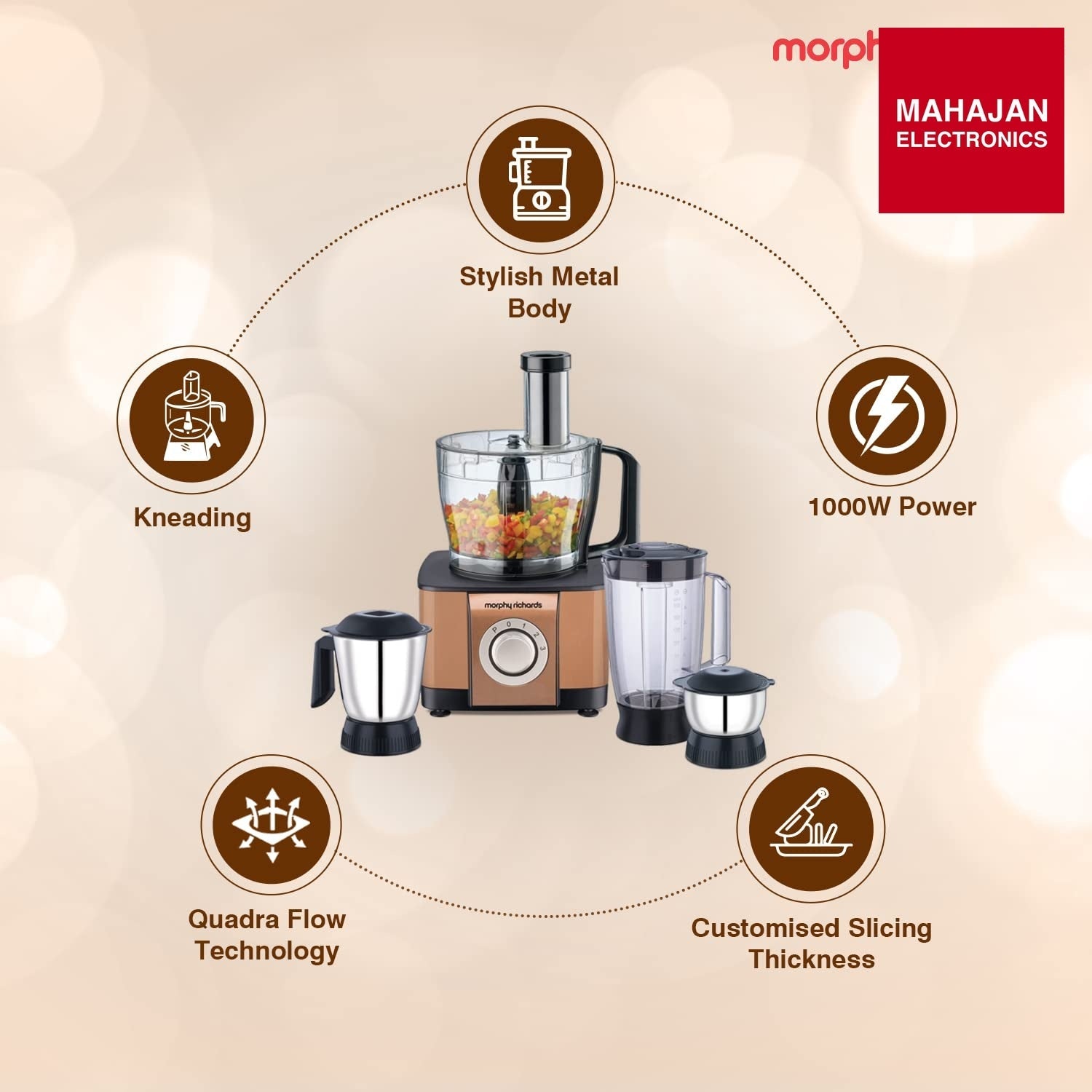 Morphy Richards Icon Superb food processor – Mahajan Electronics