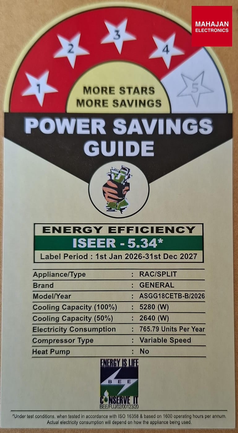 OGeneral ASGG18CETB secondary image with Mahajan Electronics logo