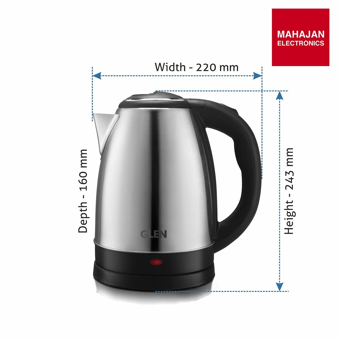 Glen SA 9002 Electric Kettle 1.5 LTR 1500W GLEN