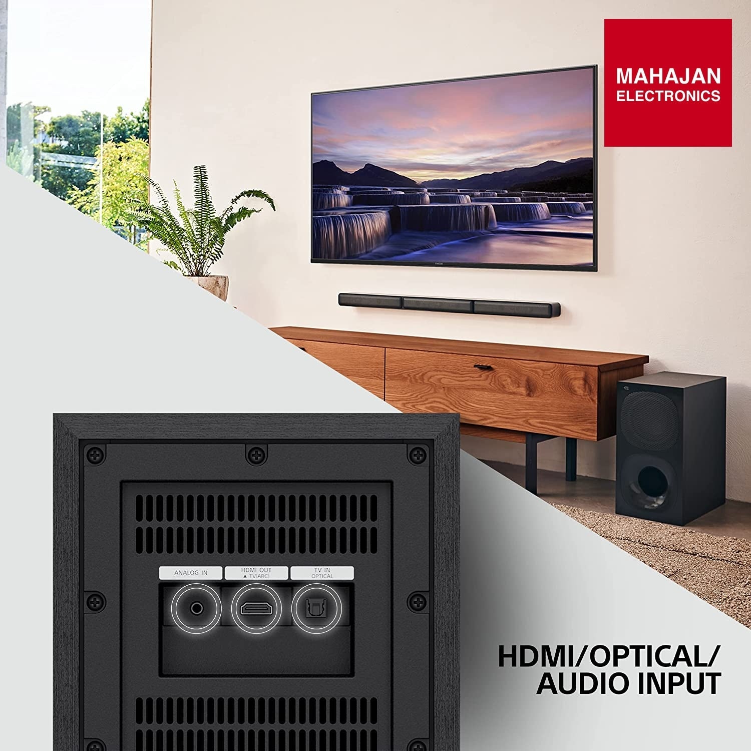Sony HT-S40R Real 5.1ch Dolby Audio Soundbar for TV with Subwoofer & Wireless Rear Speakers, 5.1ch Home – Mahajan Electronics Online.