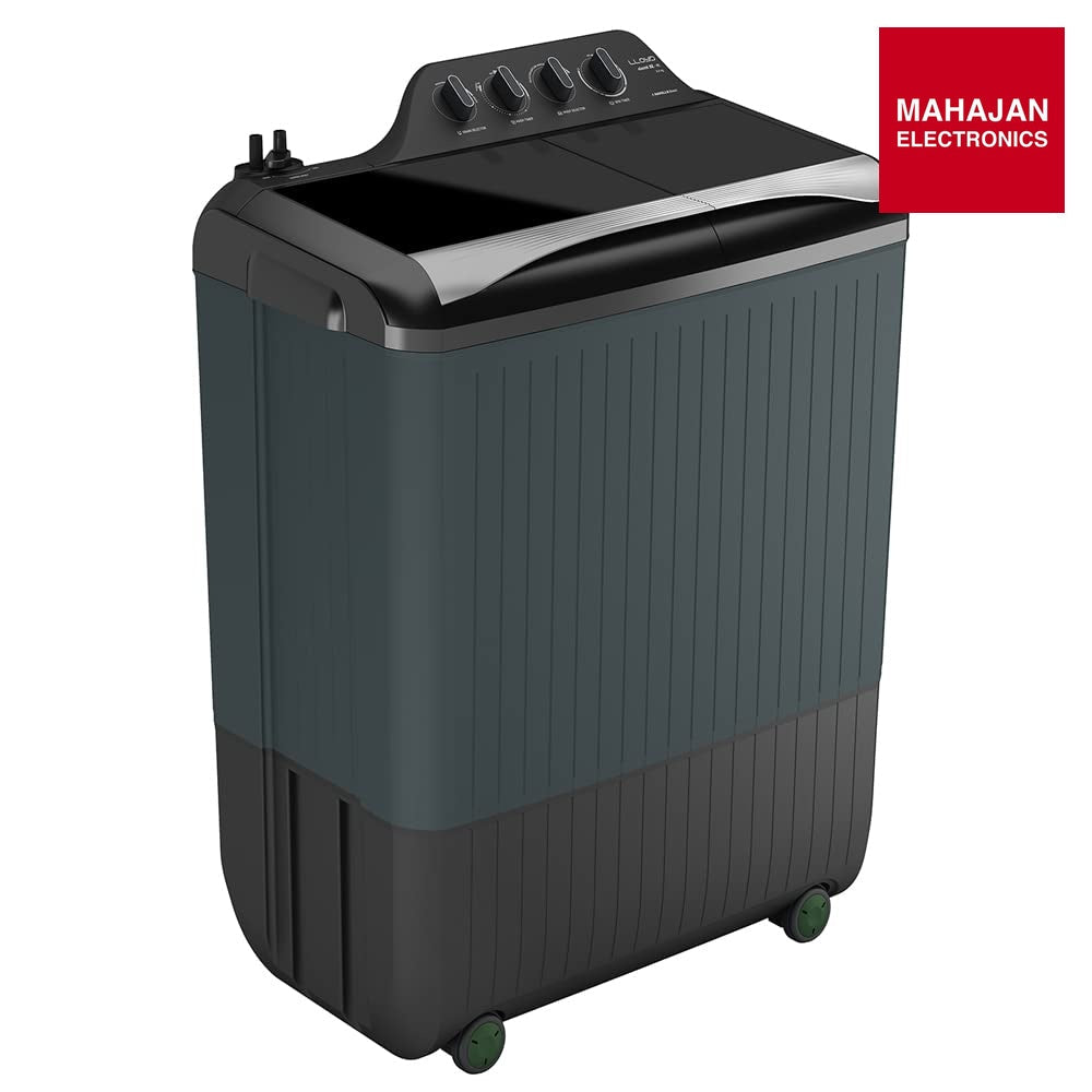 Lloyd Semi Automatic elante XL 9.0 kg Top Load Washing Machine (2022 Model- GLWMS90HSGEX, Silver & Grey) - Mahajan Electronics Online