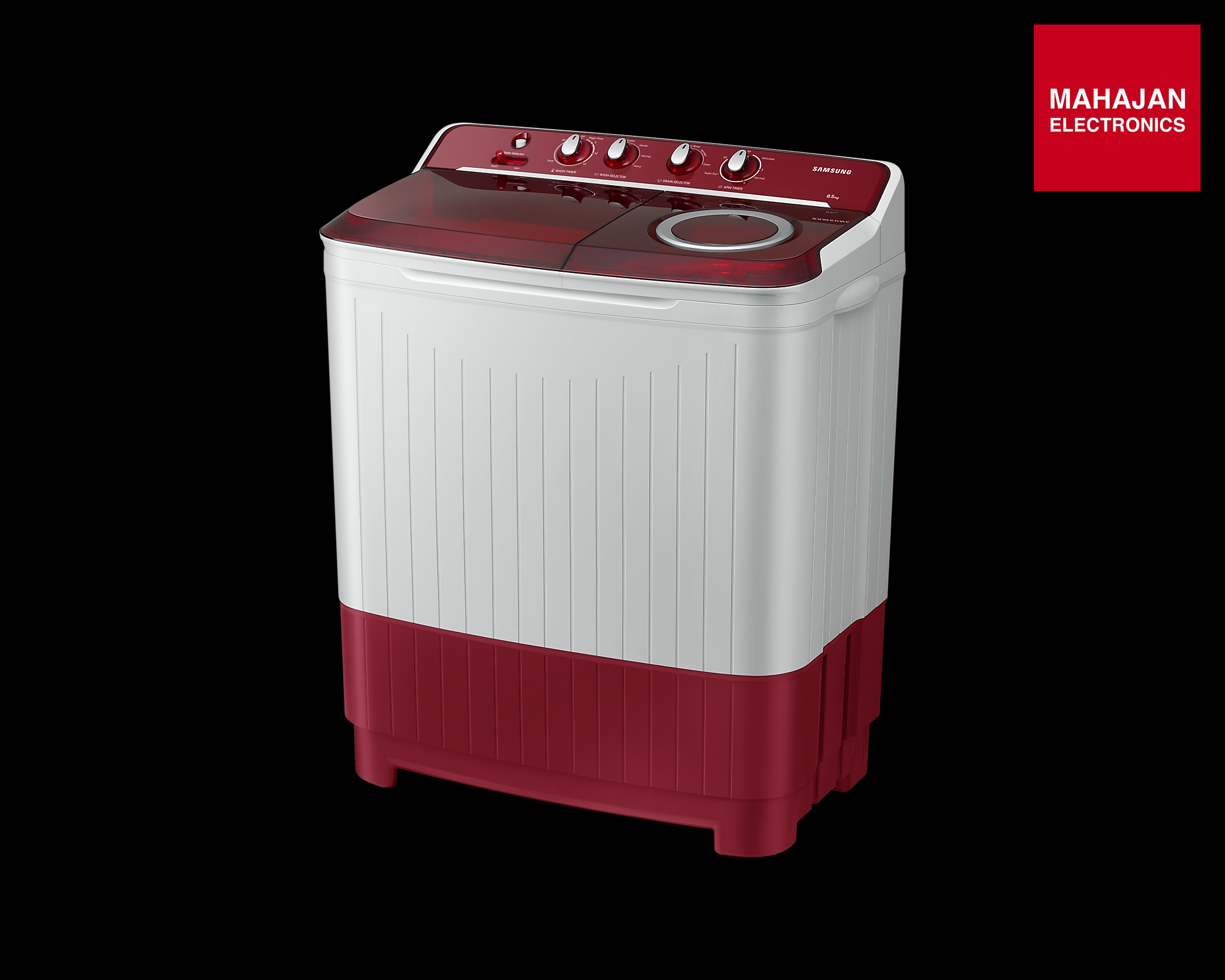 Samsung WT85B4200RR Semi Automatic with Hexa Storm Pulsator 8.5 Kg – Mahajan Electronics Online.