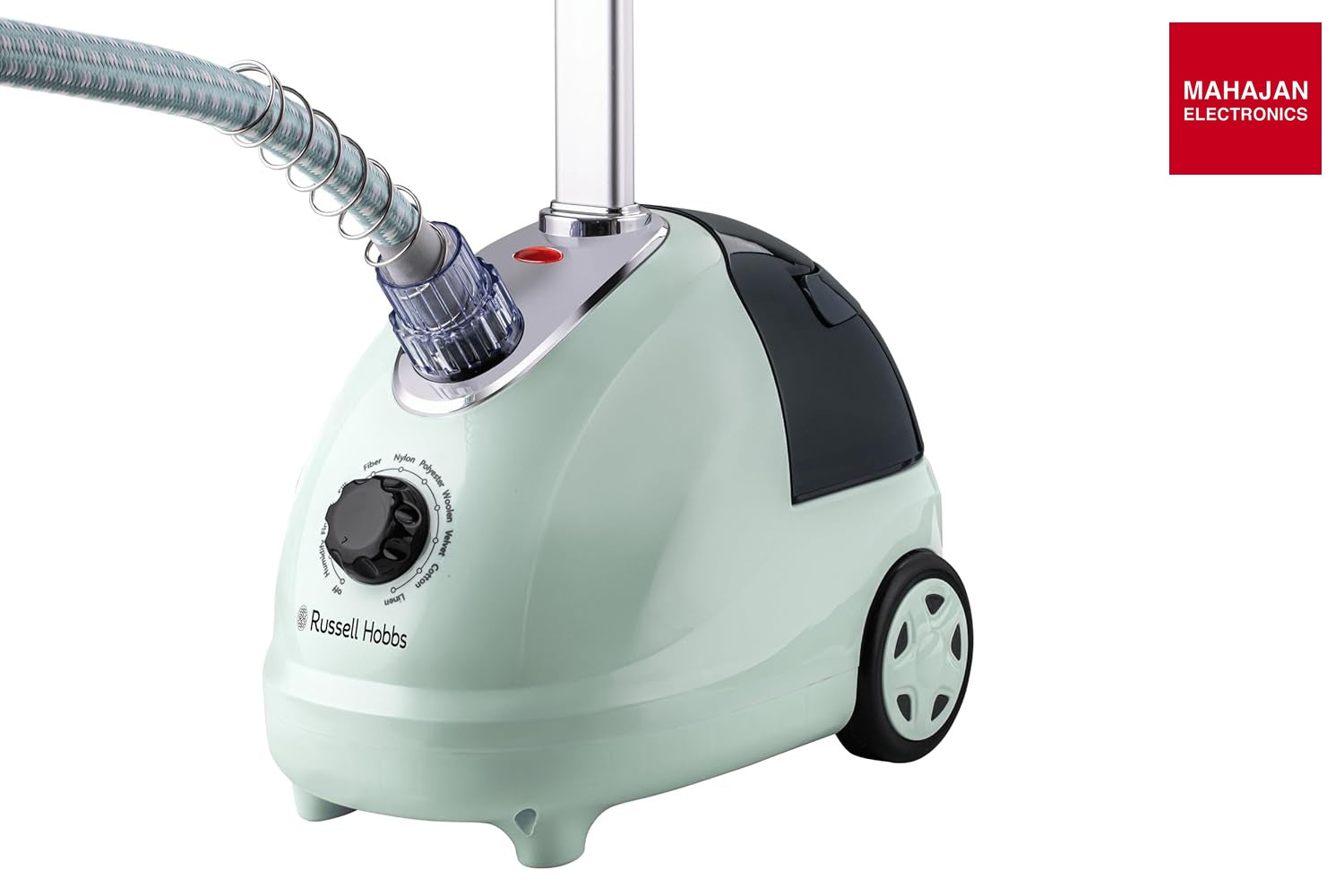 Russell Hobbs RGS2000SP garment steamer secondary image with Mahajan Electronics logo