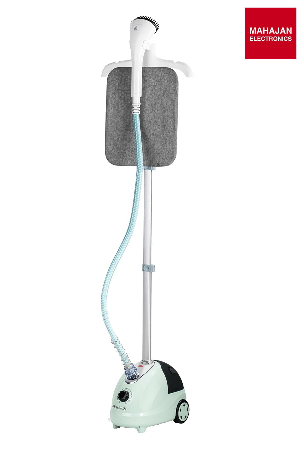 Russell Hobbs RGS2000SP garment steamer secondary image with Mahajan Electronics logo