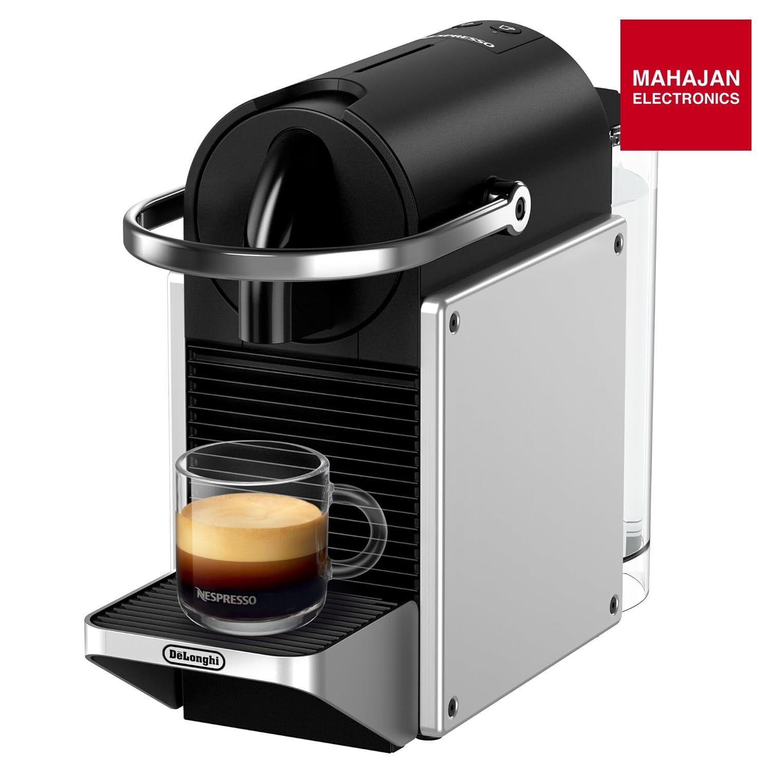 Nespresso Pixie EN127.S Espresso Maker | 19-Bar Pump | 25 s Heat-Up | Compact Design | Electric Silver – Mahajan Electronics Online.