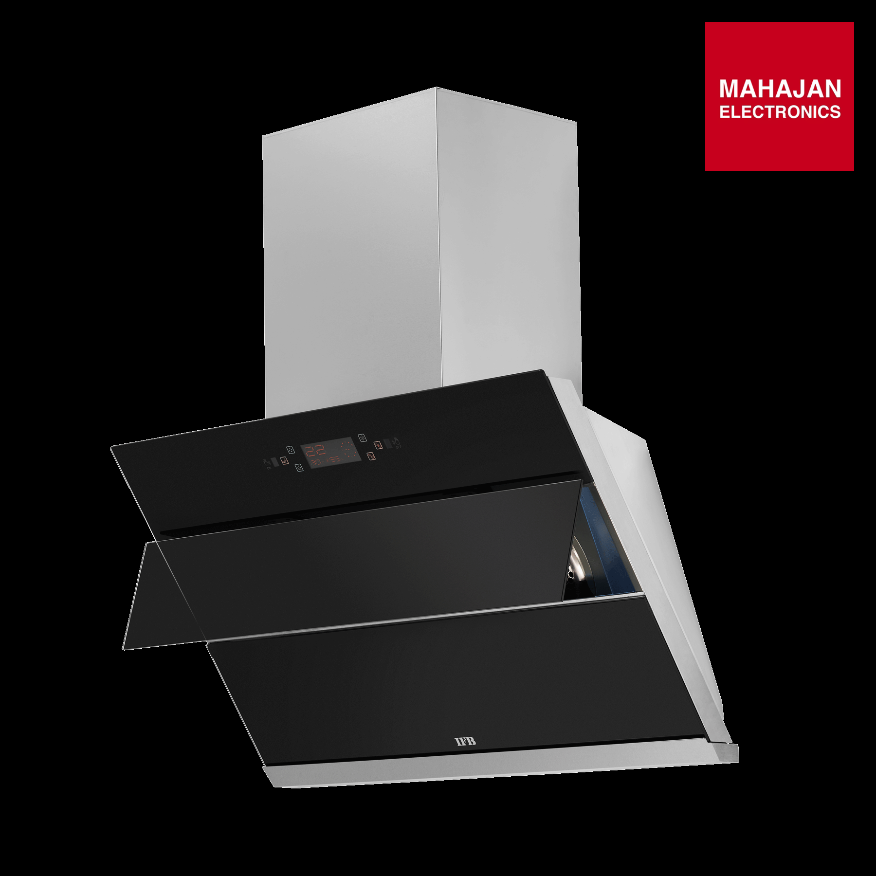 IFB GL-HC-107-90 90 cm Wall Mount Chimney | Filterless Auto Clean | Hand Sensor & Feather Touch | Decorative – Mahajan Electronics Online.