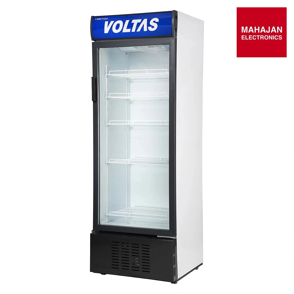 Voltas VC 450 Visi Cooler Single Door, 450 Liters, Black Voltas - VC GT 450 SD P E METALLIC GREY Mahajan Electronics Online