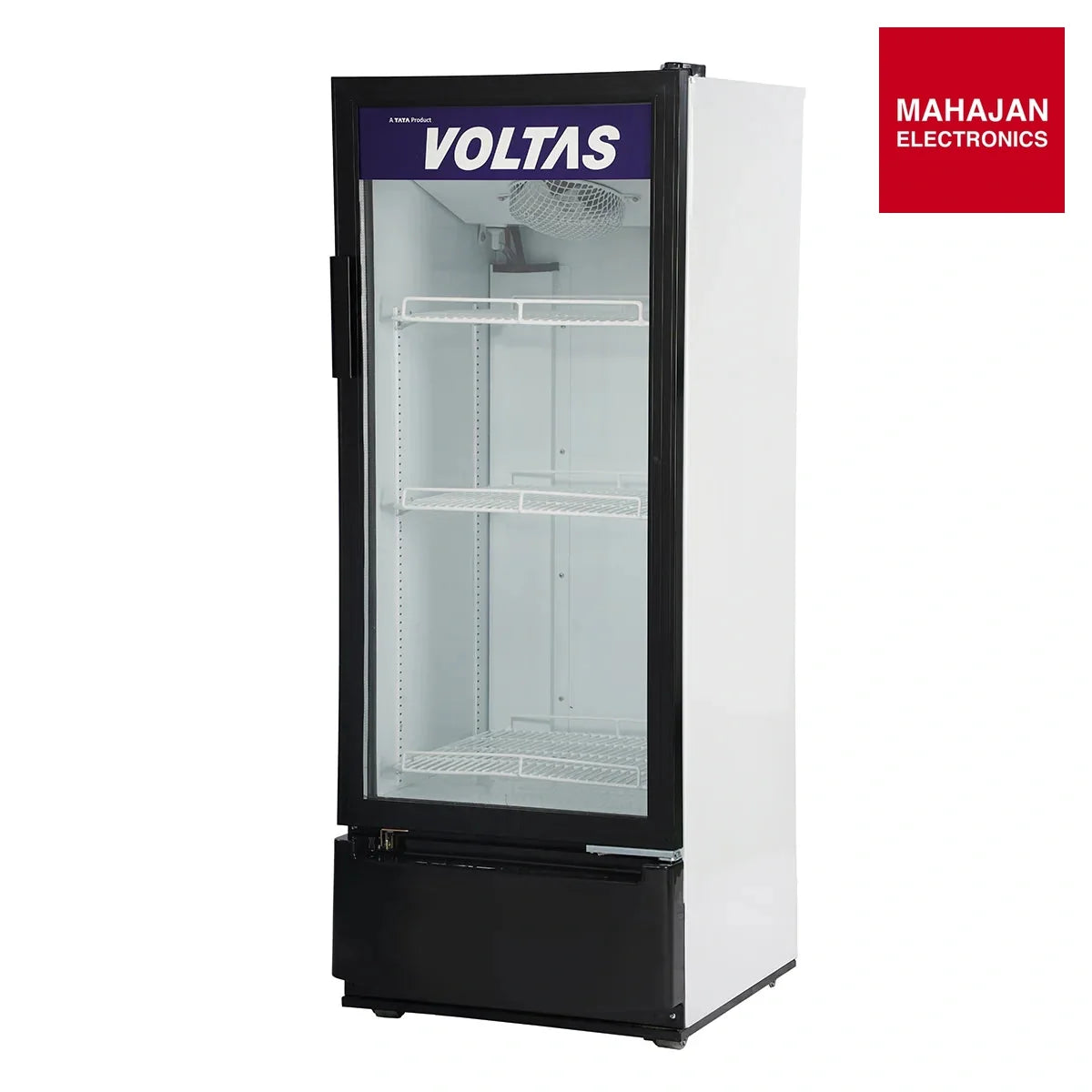 Voltas VC GT 220 SDP METALLICS FGLS Visi Cooler Single Door, 220 Liters, Black – Mahajan Electronics Online.