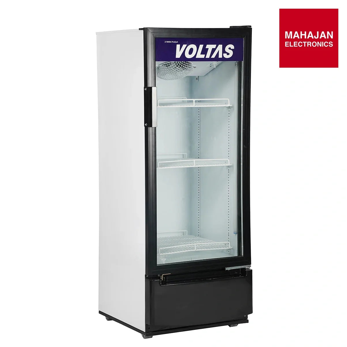 Voltas VC GT 220 SDP METALLICS FGLS Visi Cooler Single Door, 220 Liters, Black – Mahajan Electronics Online.