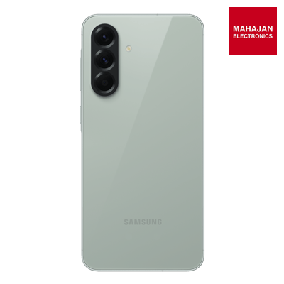 Samsung Galaxy A56 Awesome Olive secondary image with Mahajan Electronics logo