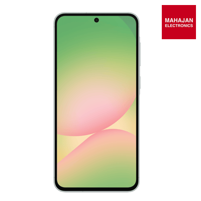 Samsung Galaxy A56 Awesome Olive secondary image with Mahajan Electronics logo